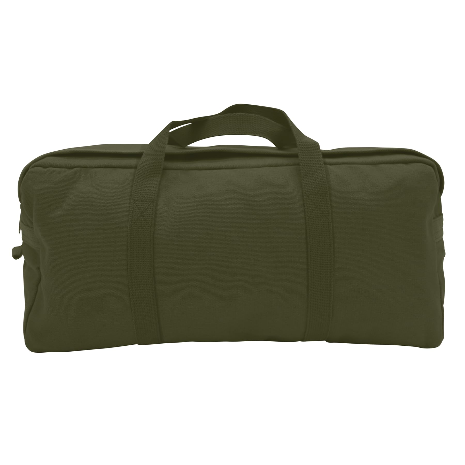 Rothco Tanker Tool Bag open main compartment shows ample storage space.
