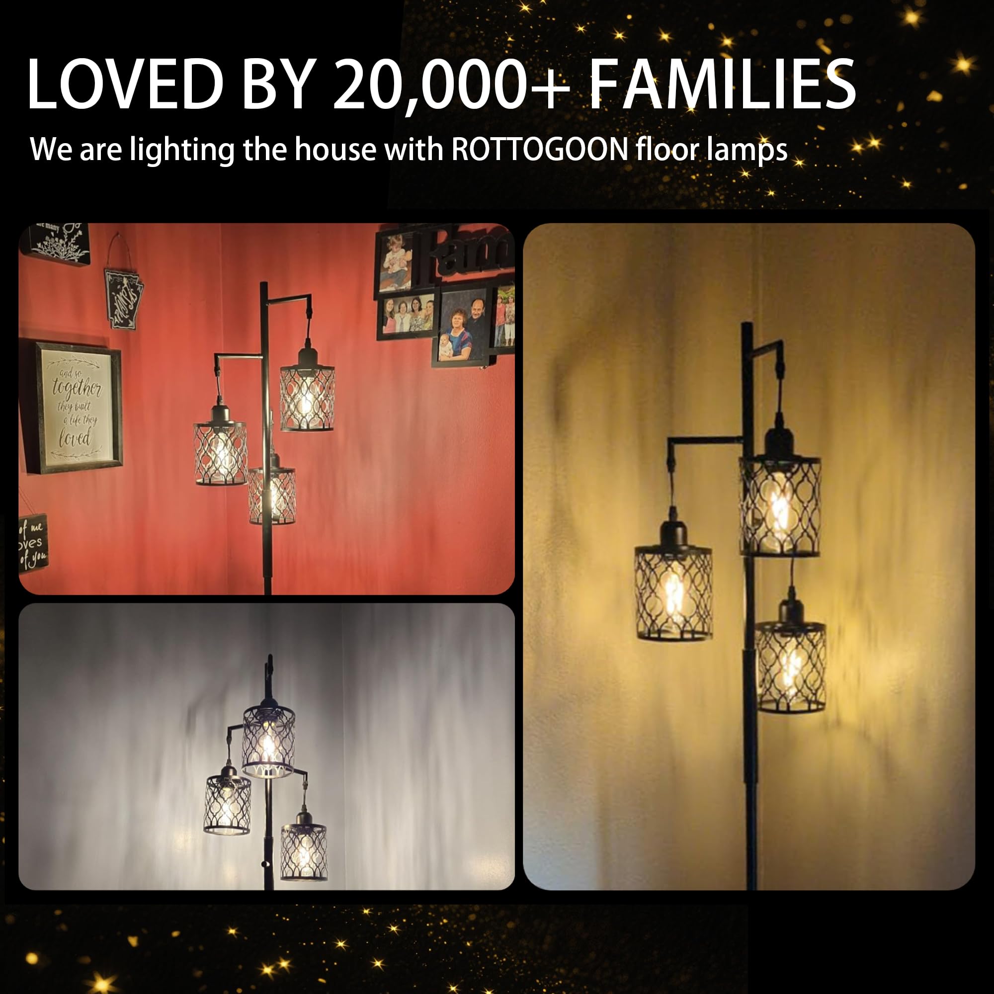 Great for dining rooms, bedrooms, or study areas.