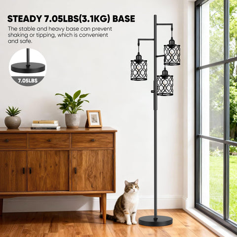 Stepless dimming lets you tailor brightness from soft to bright.