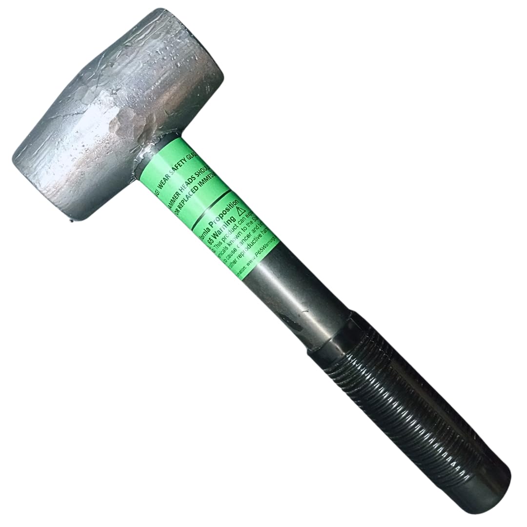 RotoMetals 5lb lead hammer front view for precise, non-marring impacts.