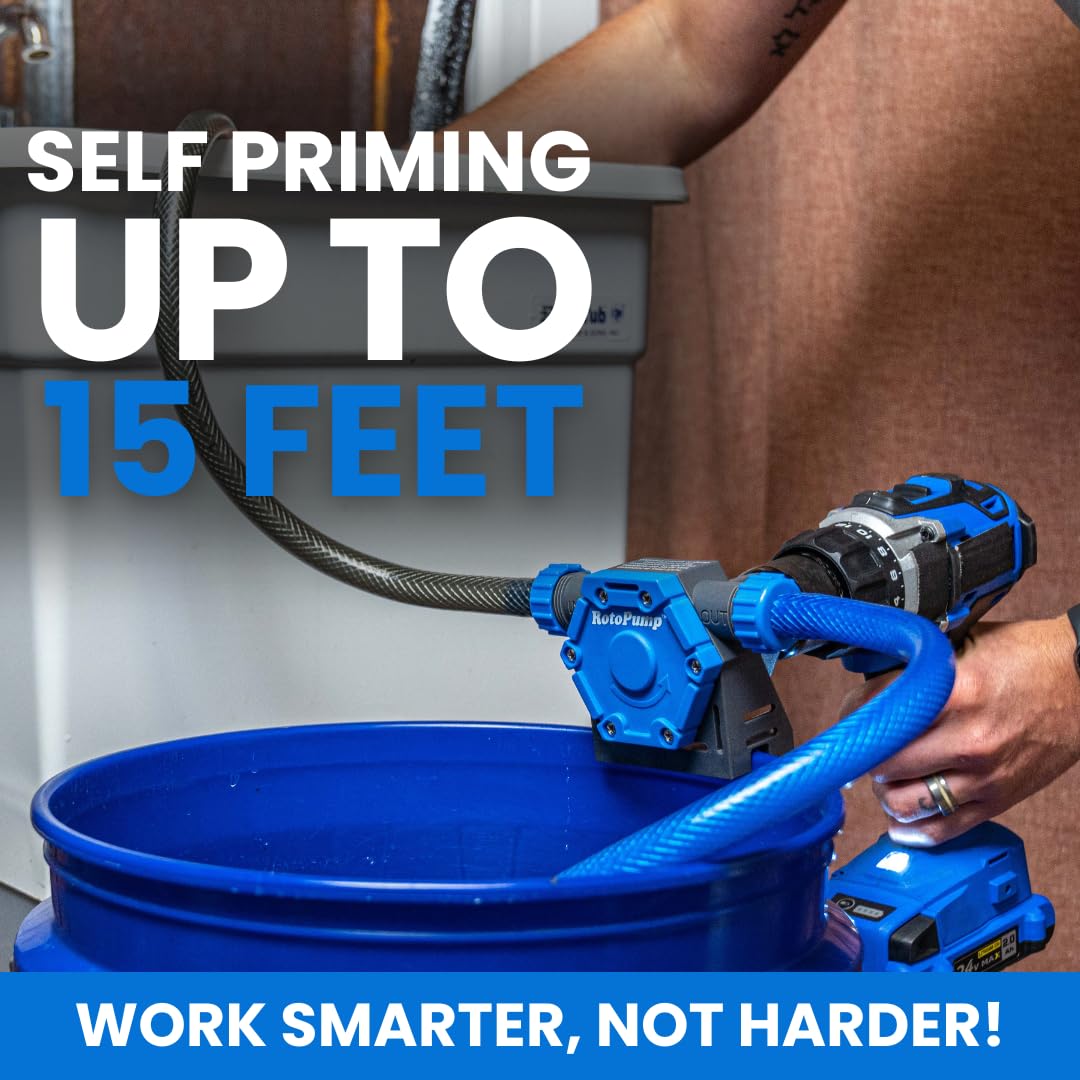 RotoScrub RotoPump delivers 12.5 GPM for efficient water removal.