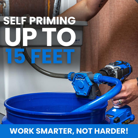 RotoScrub RotoPump delivers 12.5 GPM for efficient water removal.