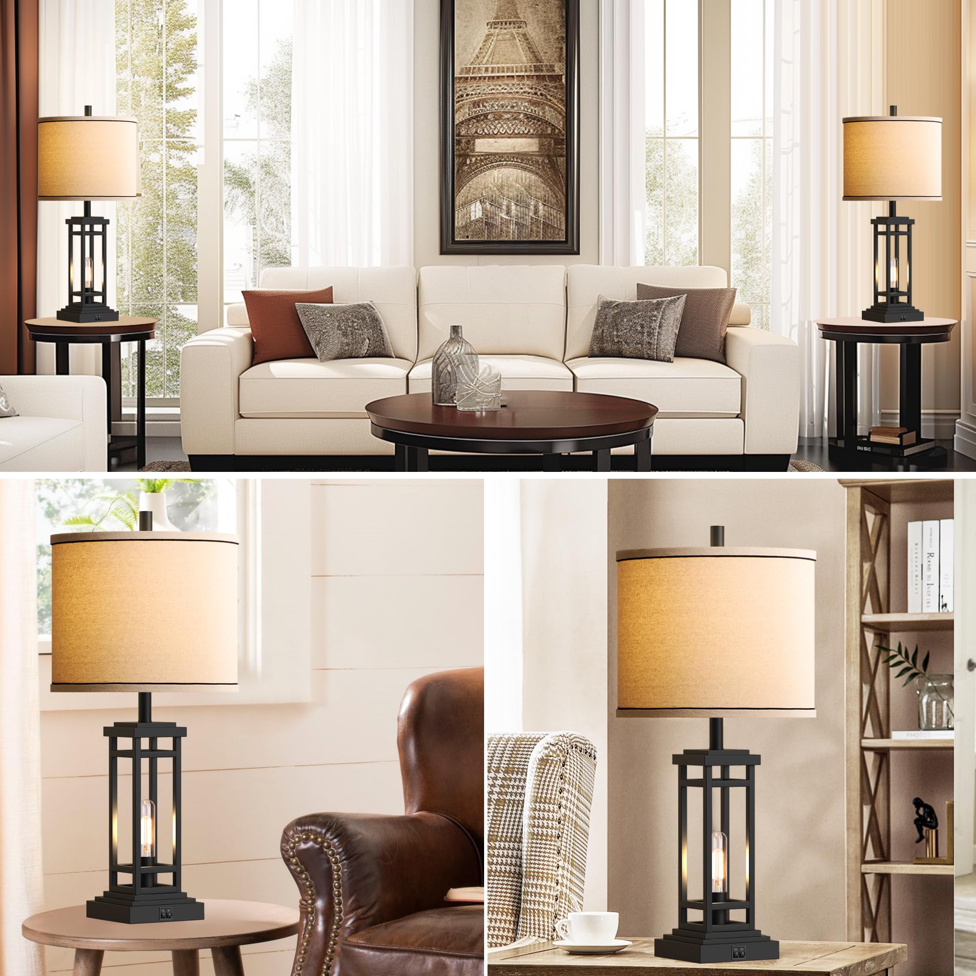 ROTTOGOON lamp shade and sturdy frame detail
