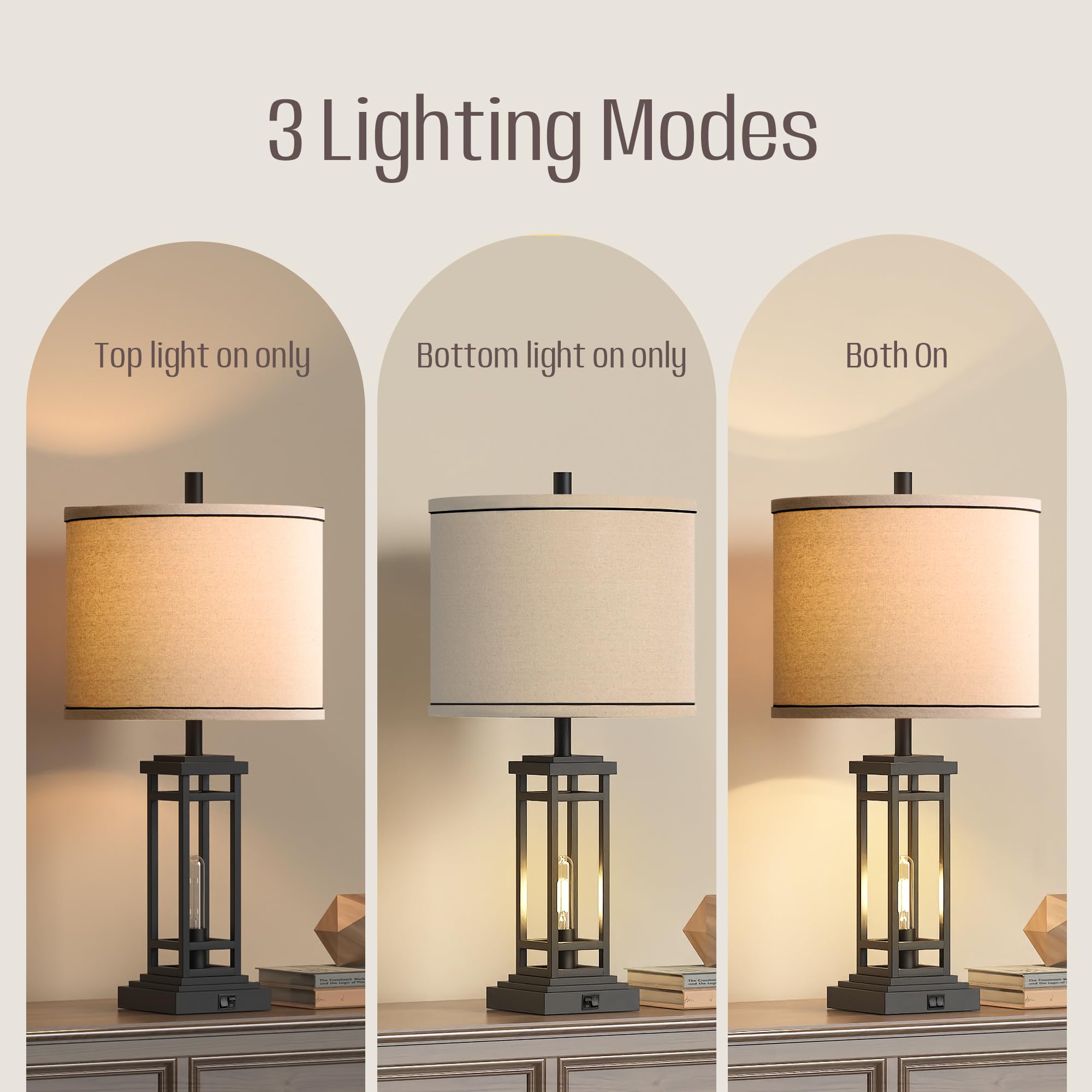 ROTTOGOON 27.5 inch top light detail with warm illumination