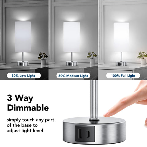 RottoGoon 3-way dimmable table lamp ready for adjustable brightness levels