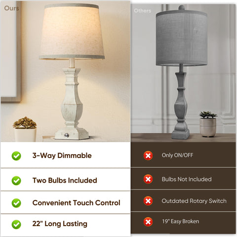 ROTTOGOON antique-white-drum-shade enhances warm bedroom lighting.