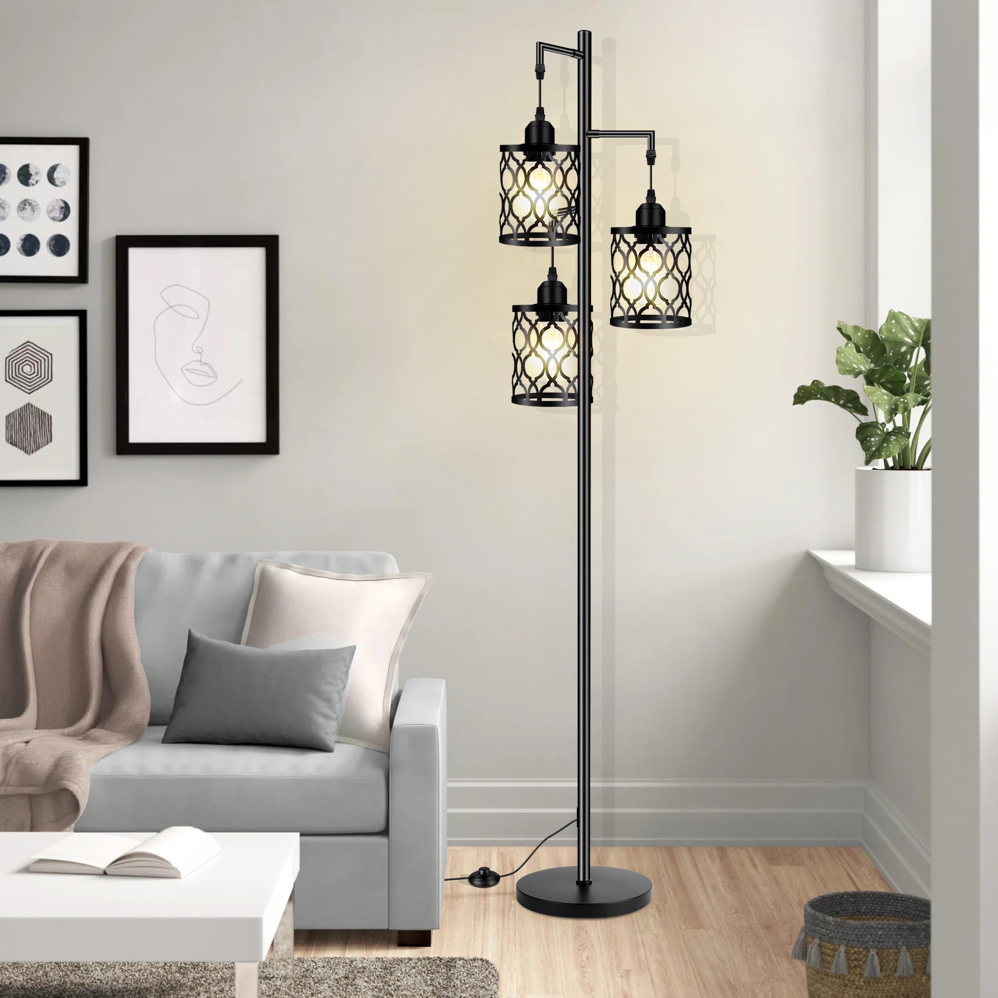 BAR or club setting enhanced by ROTTOGOON industrial floor lamp glow.