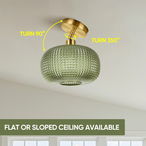 ROTTOGOON compact bedroom ceiling light fits small spaces.