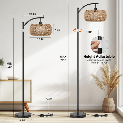ROTTOGOON lamp emits warm to cool light via 3 color temps