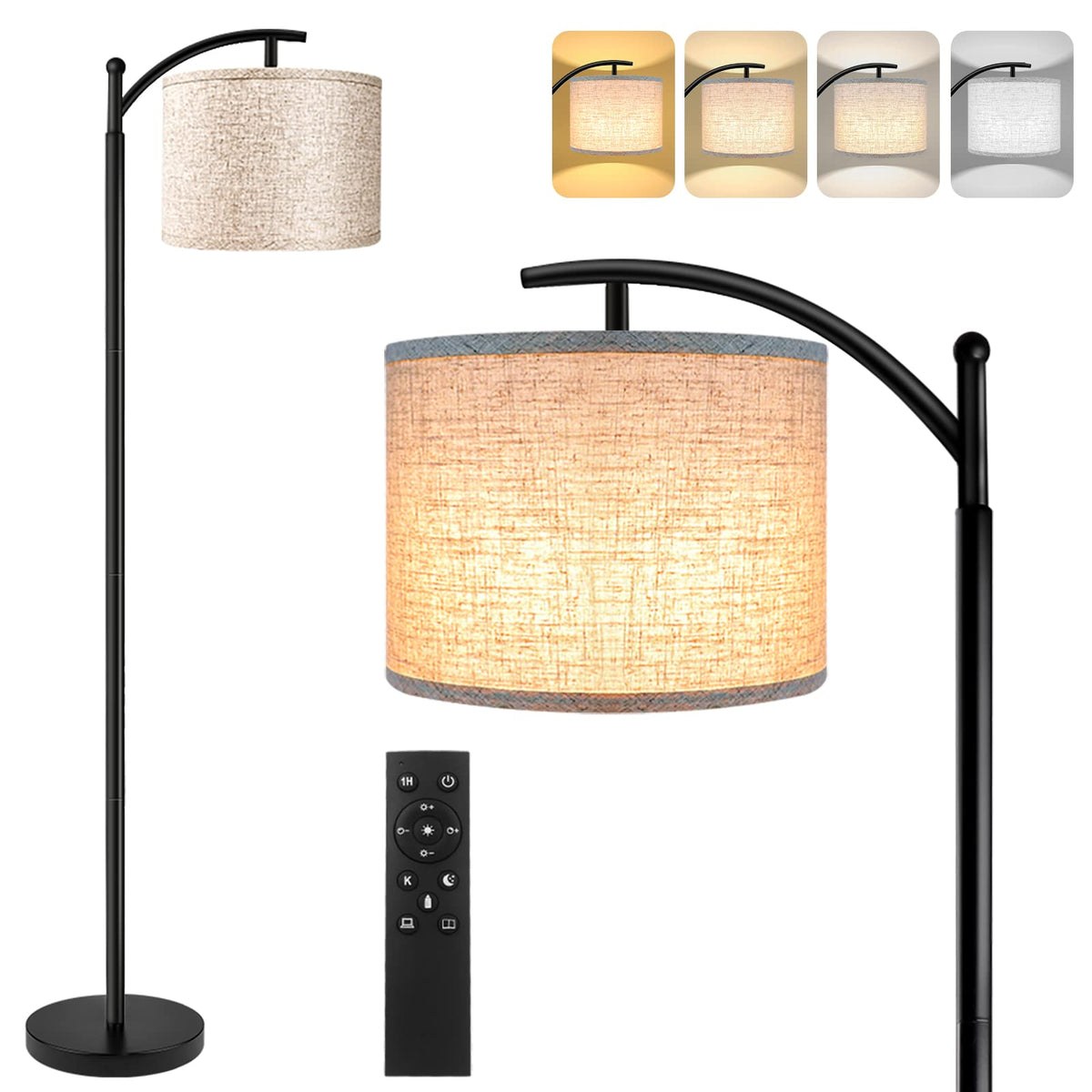 RottoGoon floor lamp base tilt for precise lighting in living rooms.