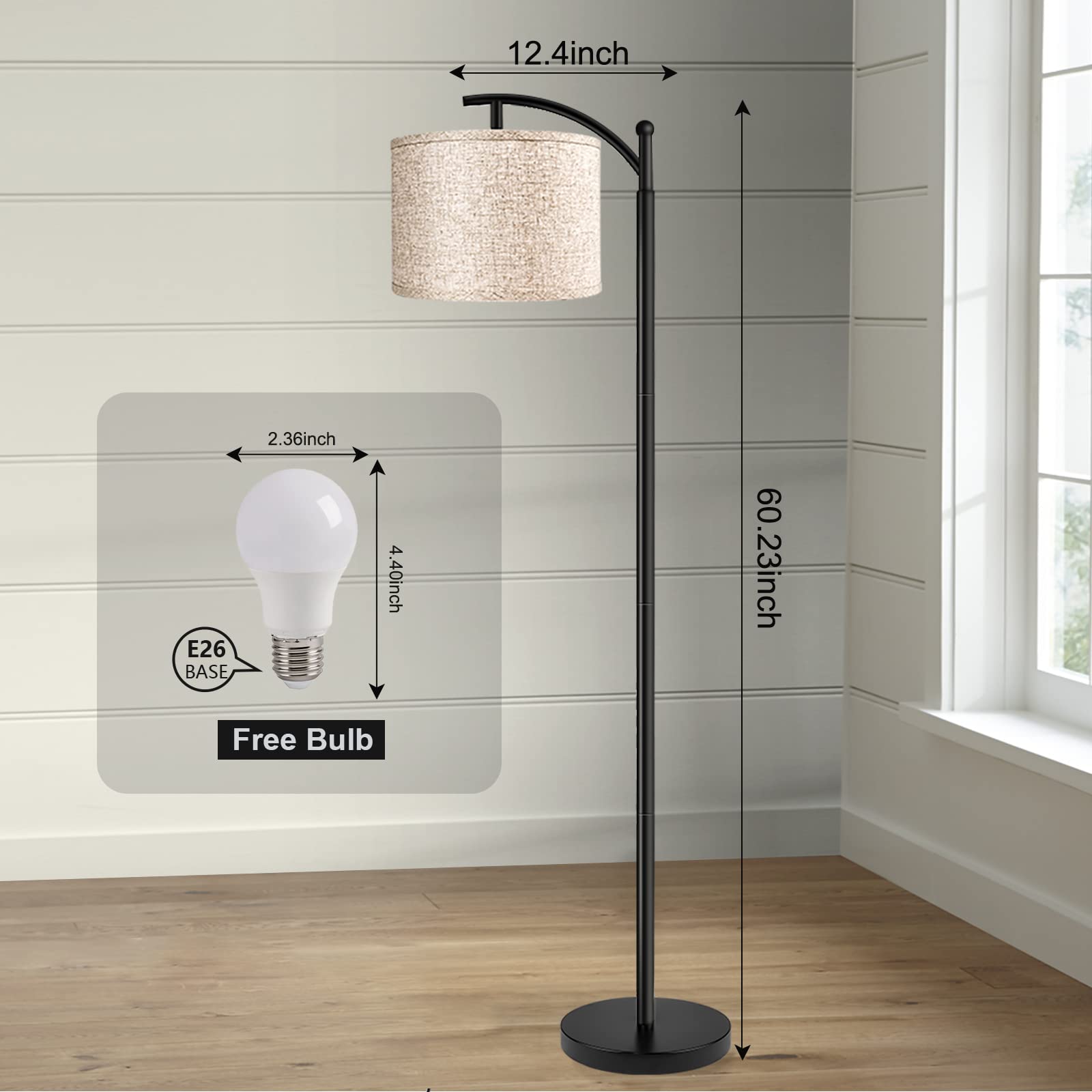 RottoGoon black finish adds modern, elegant touch to any room.