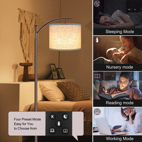 ROTTOGOON floor lamp foot-switch provides quick hands-free operation and convenience.