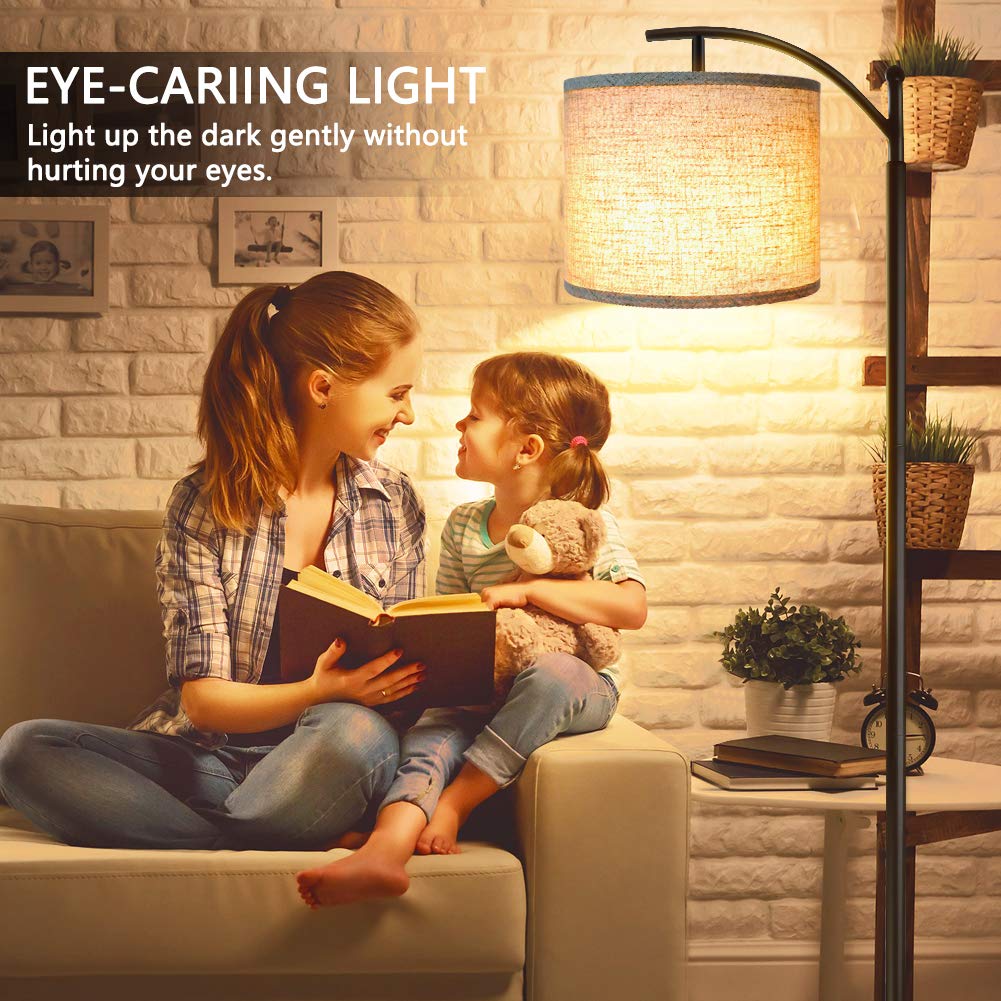 ROTTOGOON floor lamp in living rooms for focused reading and ambient glow.