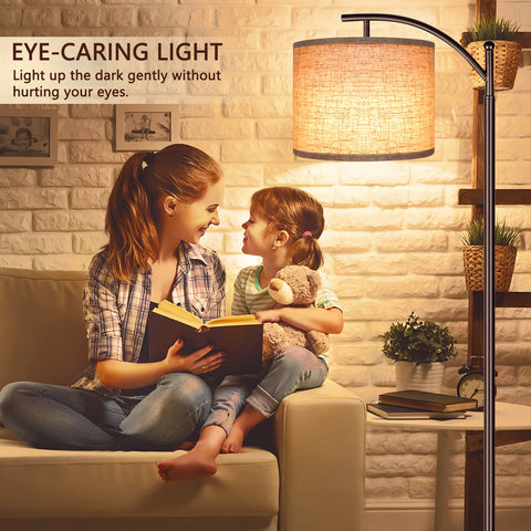 ROTTOGOON floor lamp reading nook ideal for late-night reading