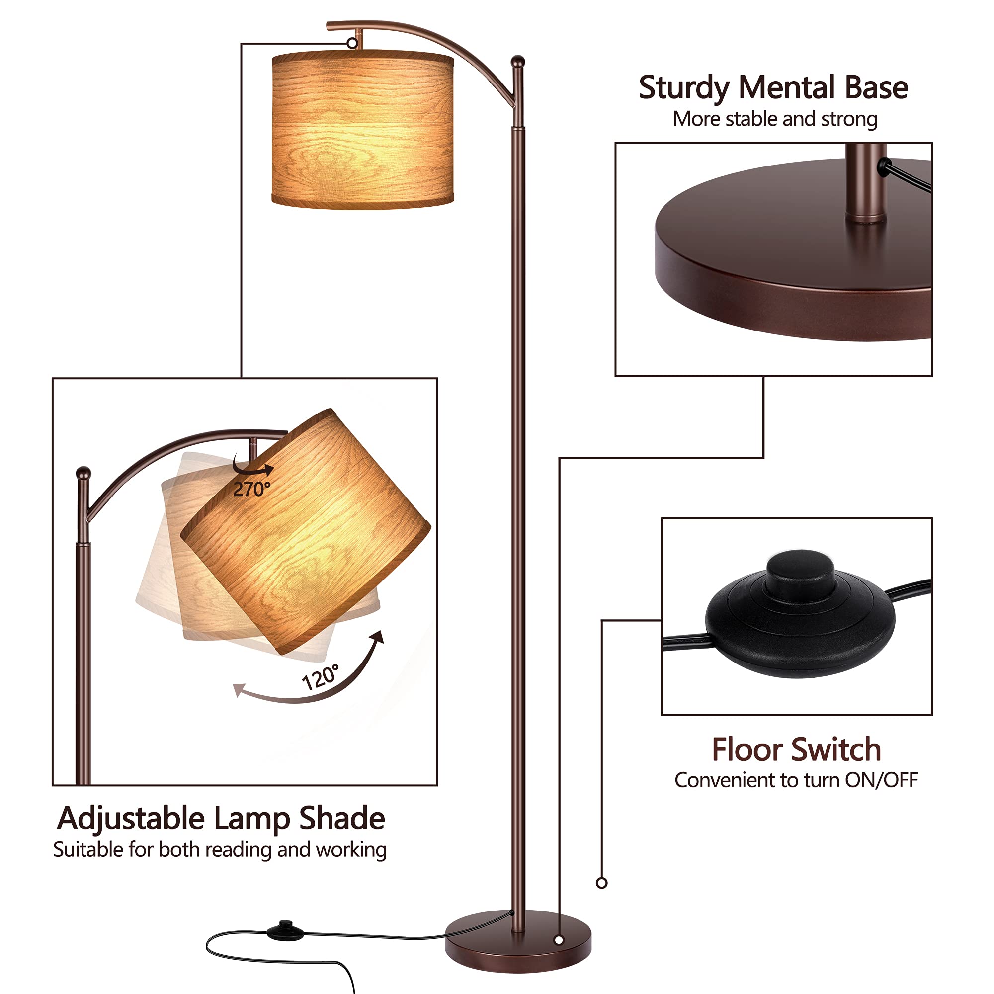 ROTTOGOON wood-grain shade adds texture and coziness to spaces.