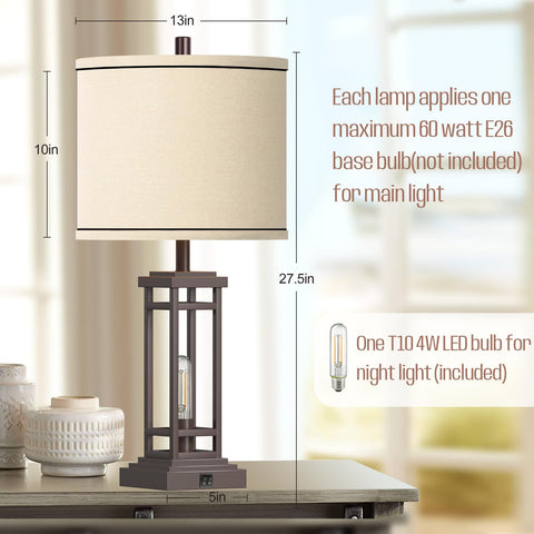 ROTTOGOON industrial set of two for coordinated bedside lighting