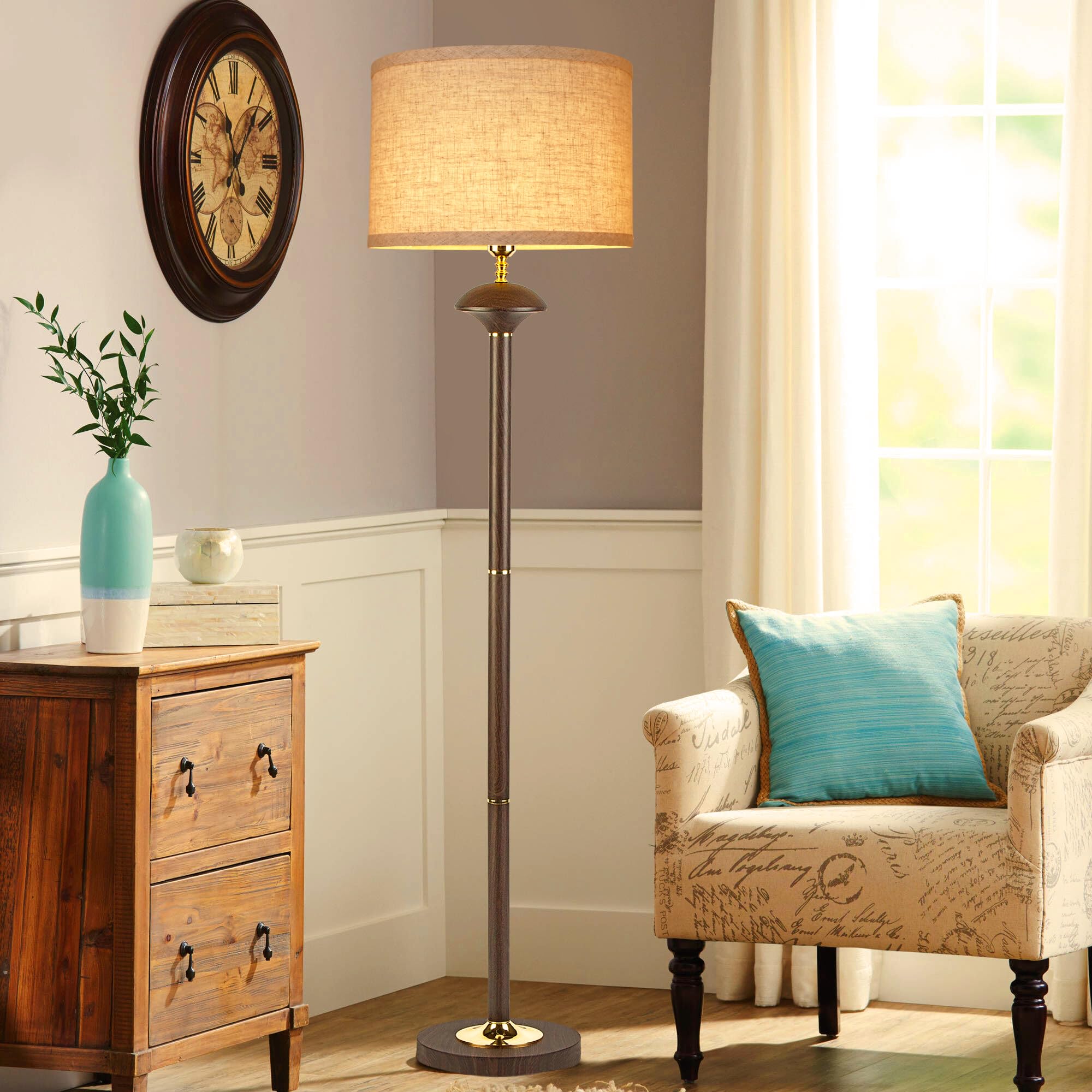 ROTTOGOON lampshade on lamp-table demonstrates ready-to-use styling