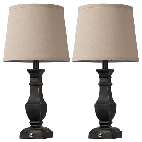 ROTTOGOON lamps on a living room and bedroom setup.