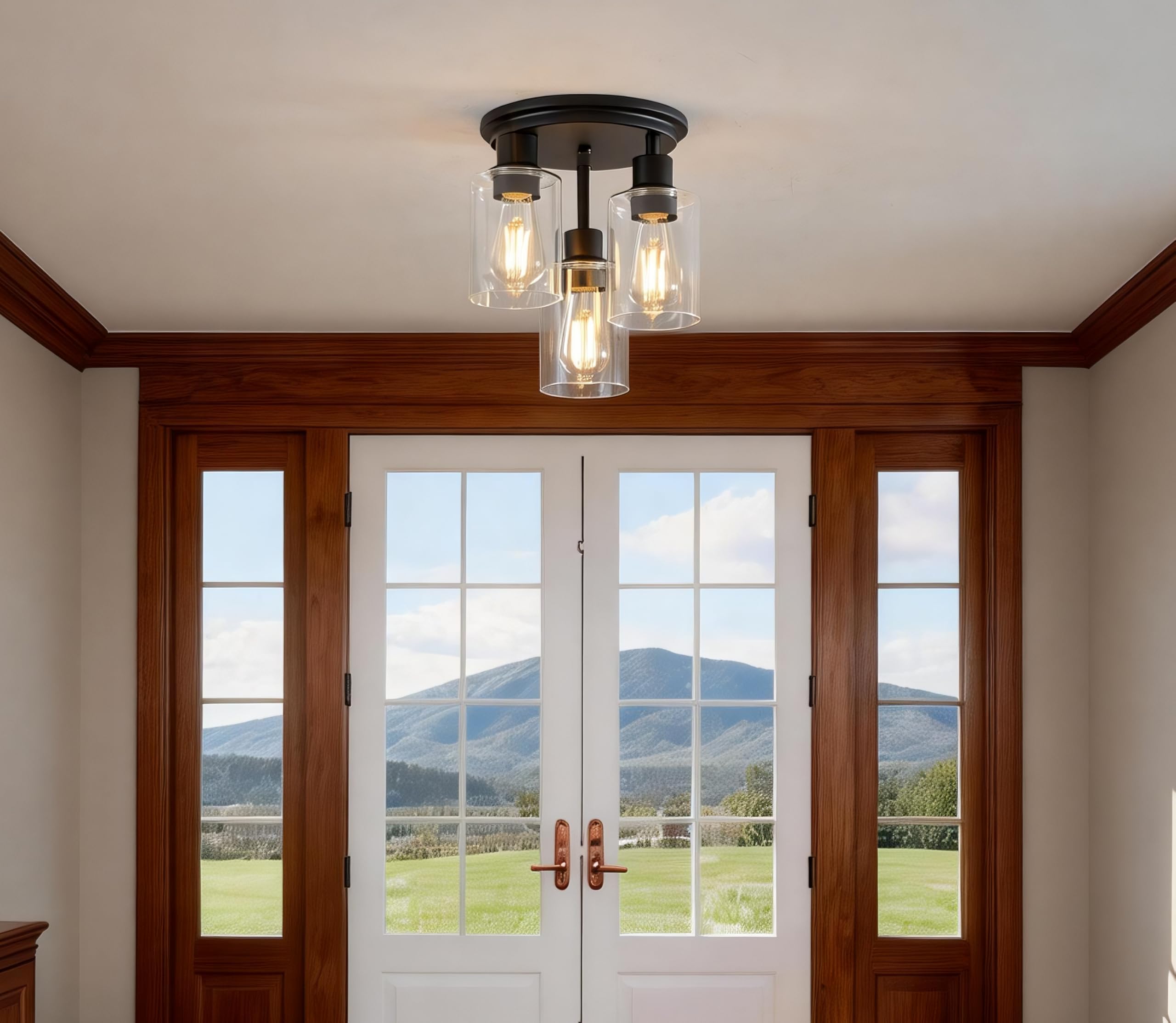 ROTTOGOON three-light configuration provides balanced overhead illumination