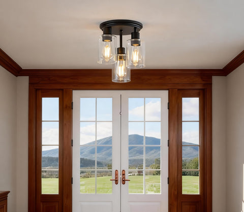 ROTTOGOON three-light configuration provides balanced overhead illumination