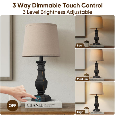 ROTTOGOON touch control dimming button enables easy brightness changes.