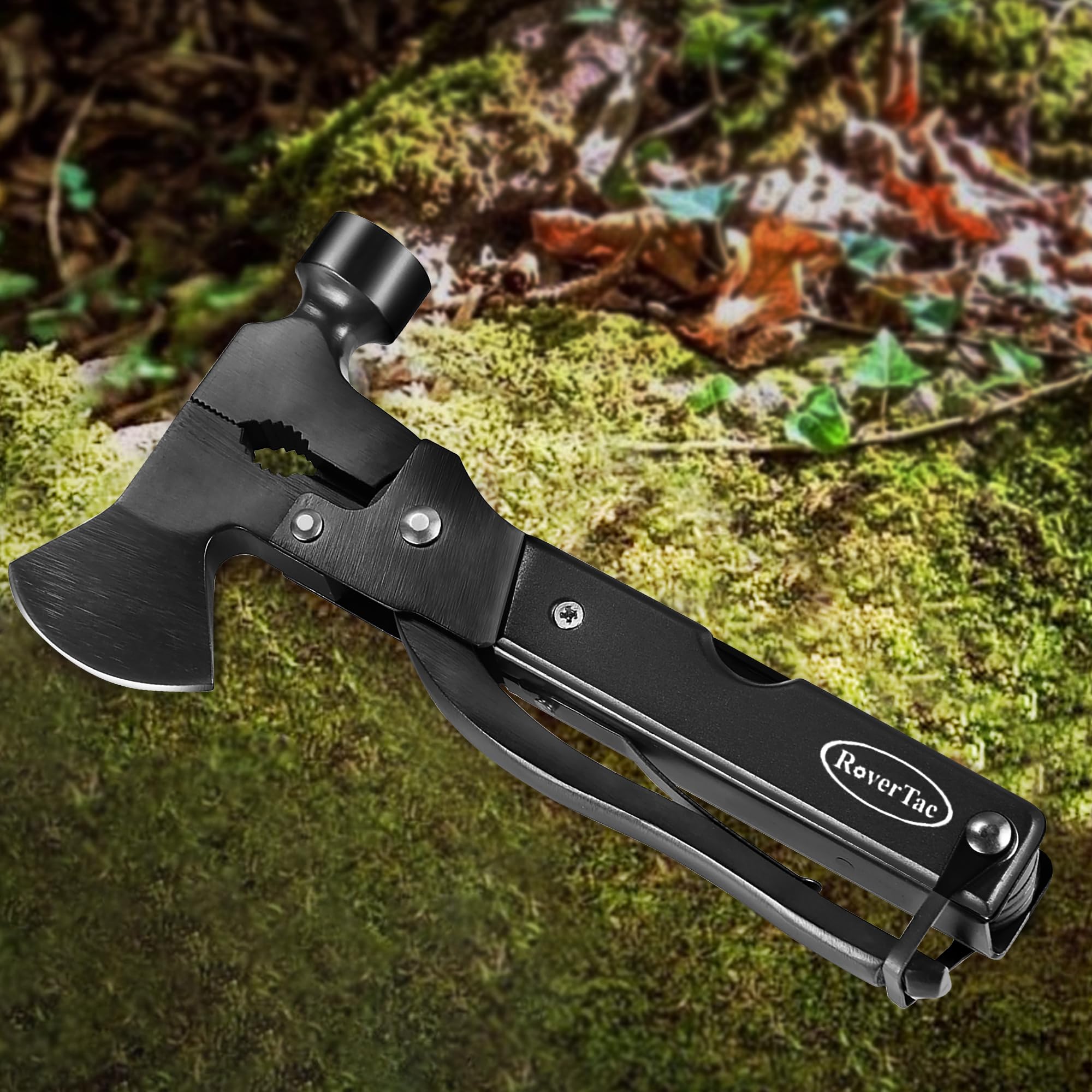 RoverTac knife and screwdrivers enabling field repairs outdoors.