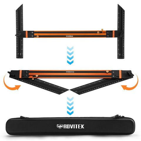 ROVITEK storage bag included keeps the tool organized between jobs.