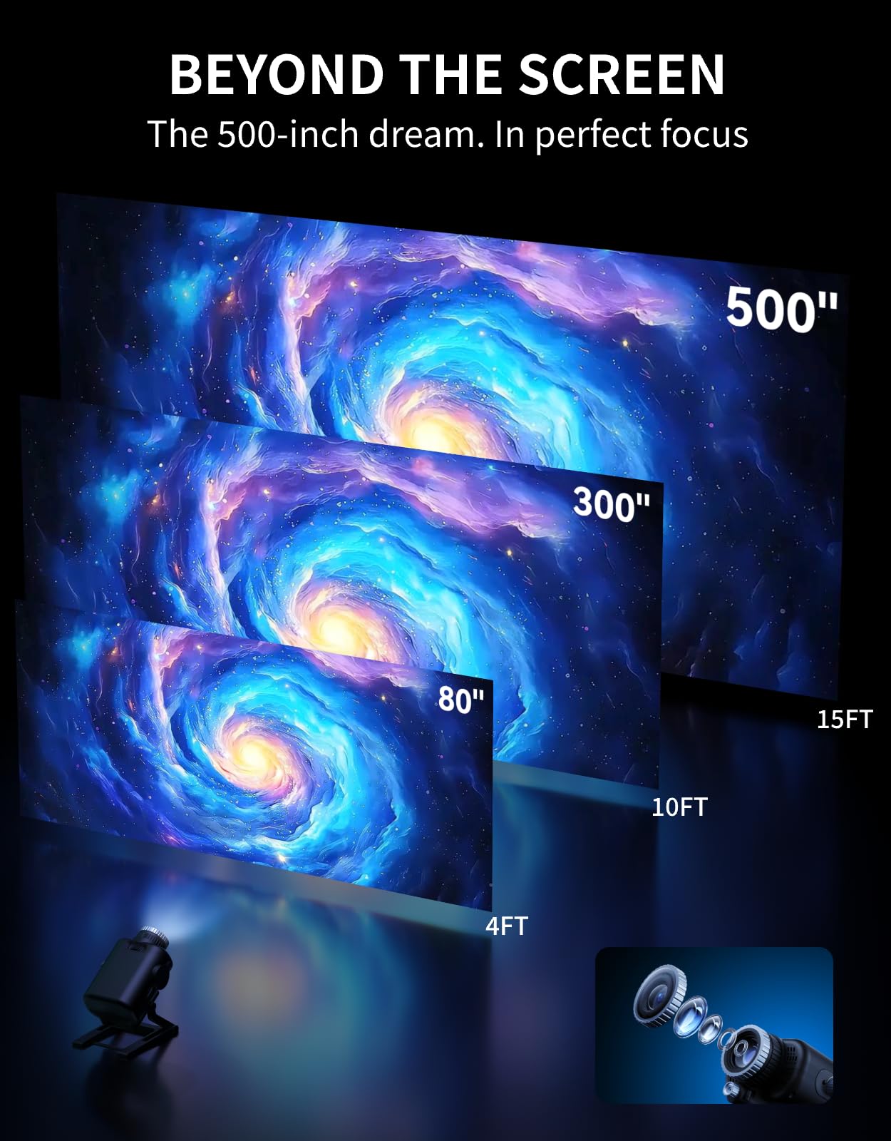 Rovmiment Astronaut Galaxy Projector Auto-off timer helps energy-efficient use.