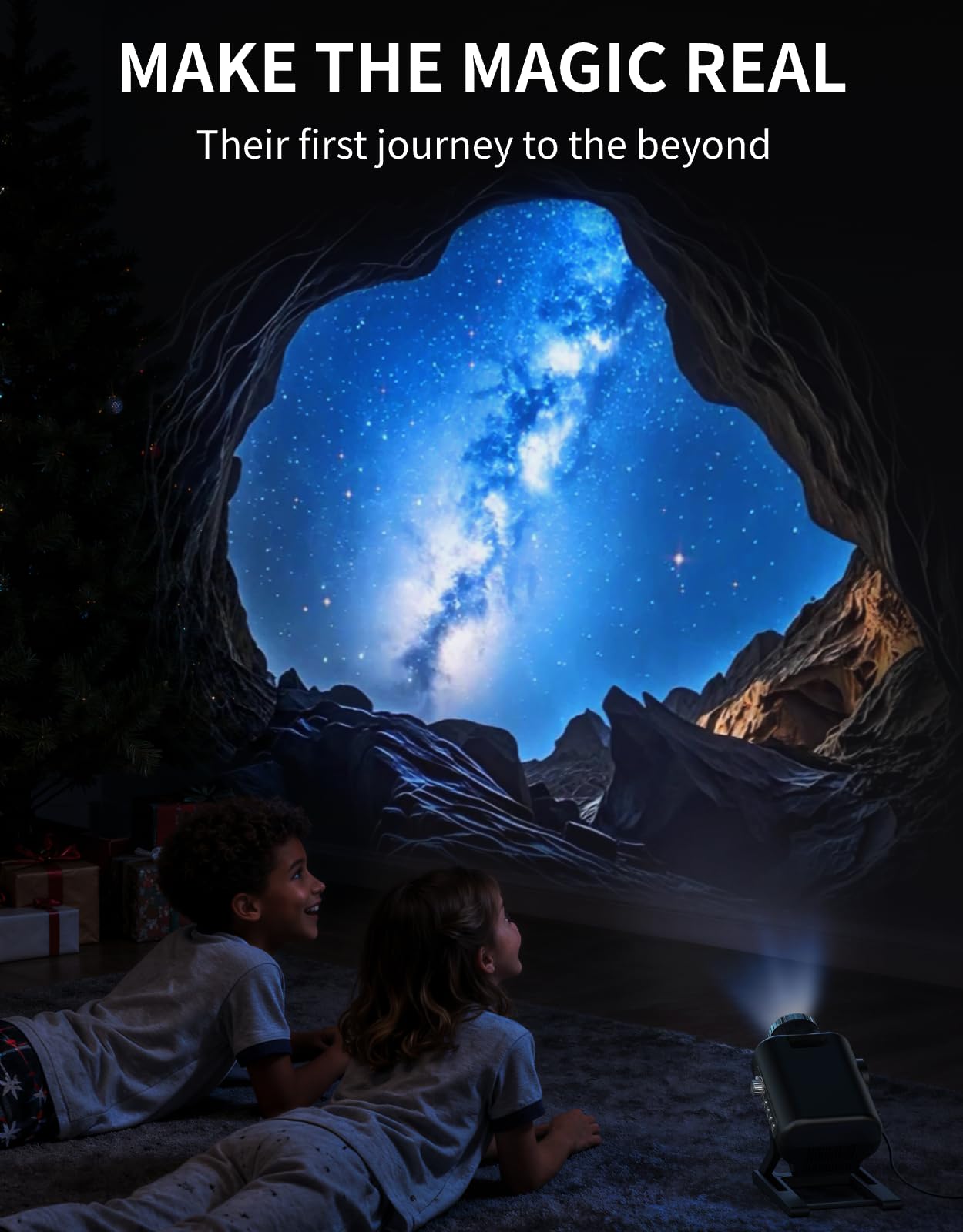 Rovmiment Astronaut Galaxy Projector offers dimming options for subtle ambiance.