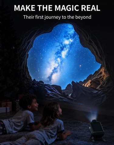 Rovmiment Astronaut Galaxy Projector offers dimming options for subtle ambiance.