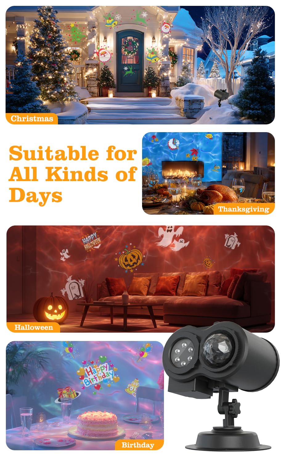 Rovmiment All-Season Decor suitable for holidays and garden parties