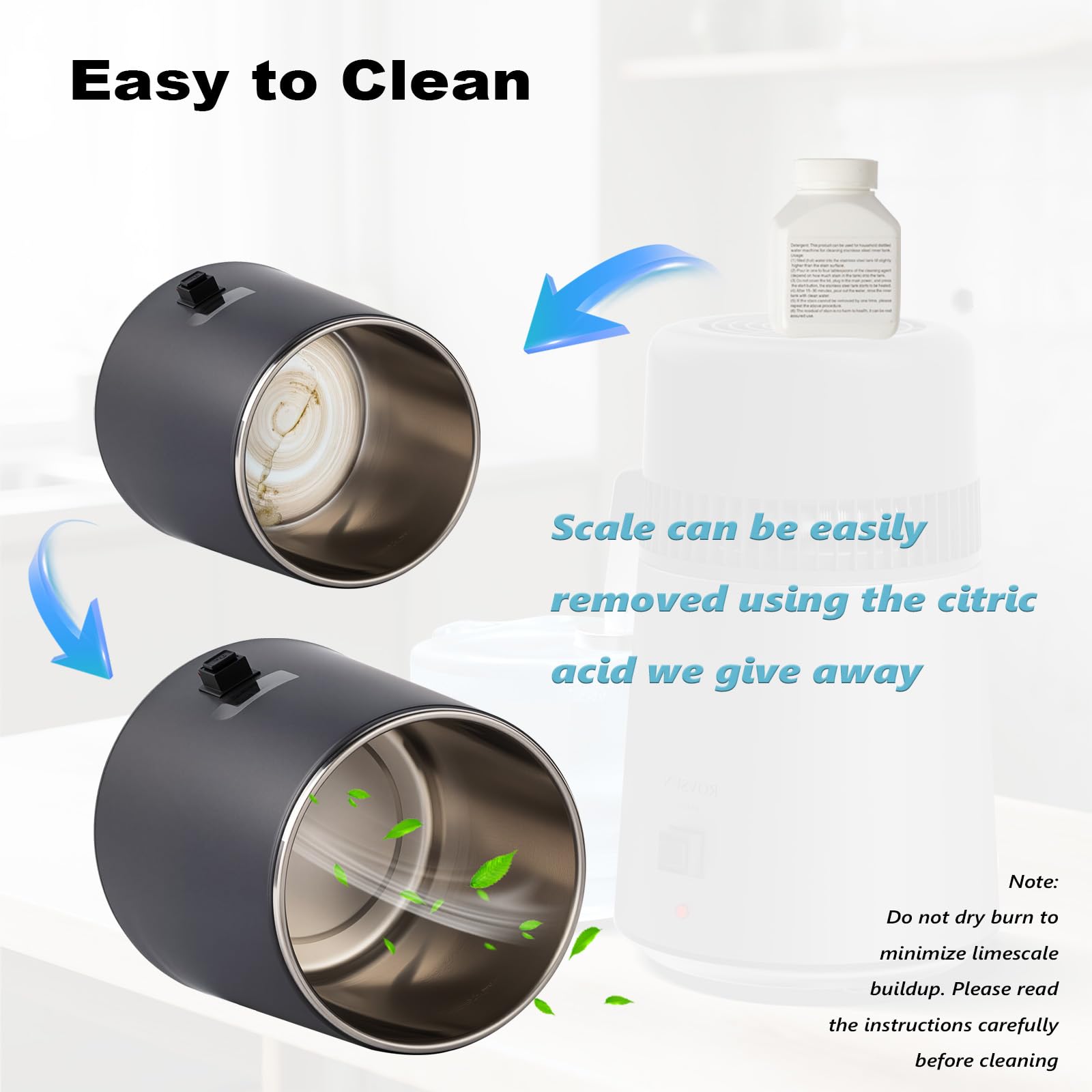 ROVSUN distiller accessories included with carbon packs and hoses