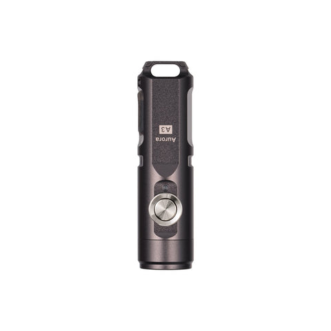 RovyVon A3 Gen 4 keychain flashlight front view for 650-lumen everyday carry