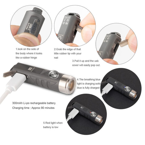 RovyVon A1 Gen 4 USB-C port for easy charging