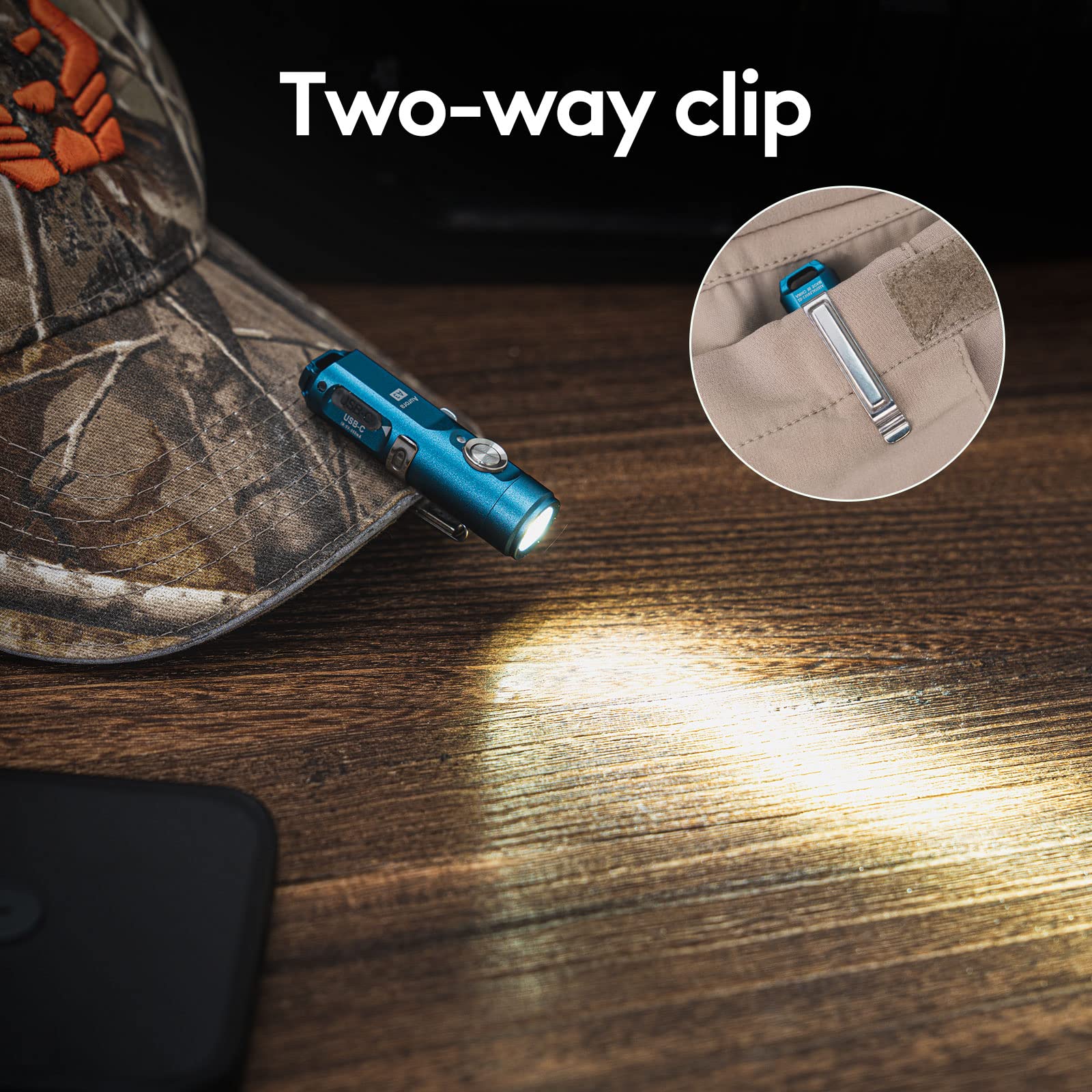 RovyVon A3 Gen 4 USB-C rechargeable port for on-the-go charging