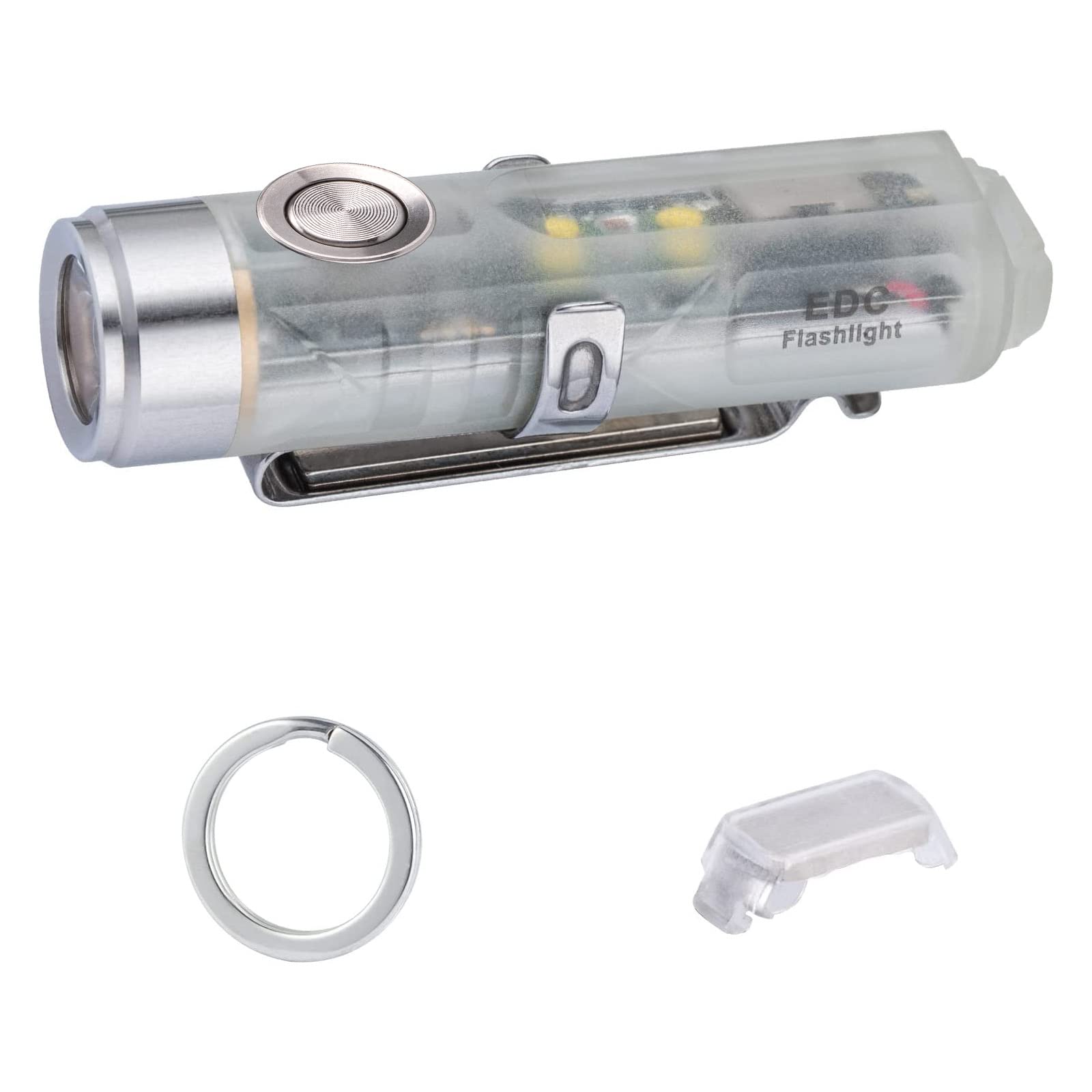 RovyVon Aurora A5 G4 front shot showing compact EDC flashlight for daily tasks.