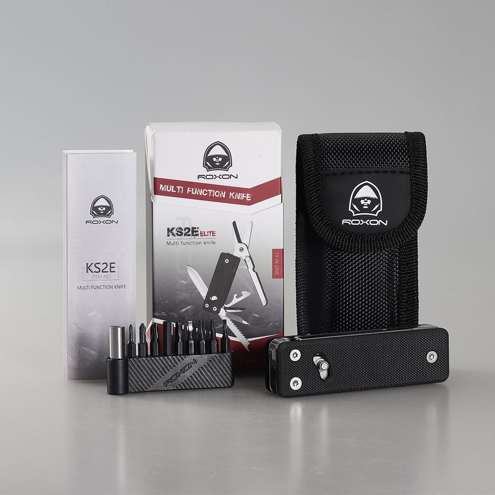 Roxon KS2 Elite backpack-ready multitool for preparedness.