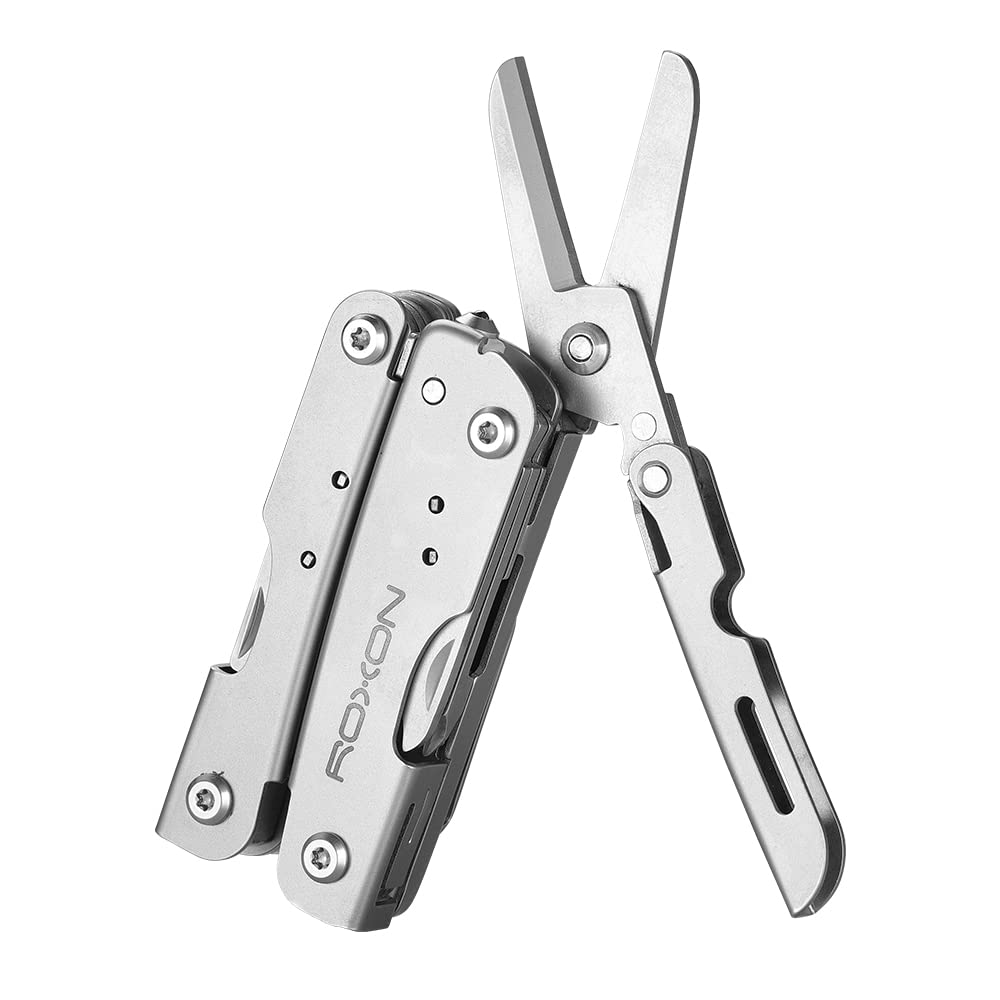 ROXON M2 14-in-1 multitool with folding scissors for on-the-go tasks