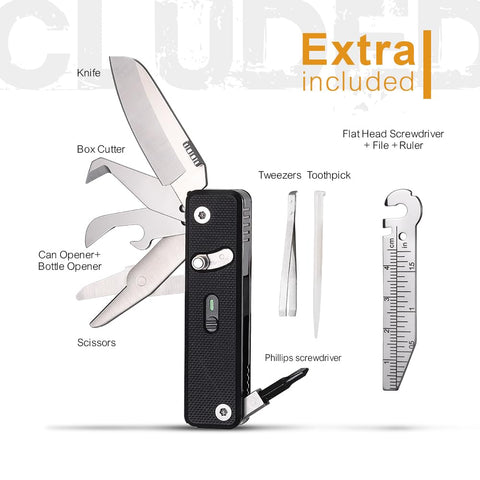 Roxon S504G short sheepsfoot blade for precise cuts