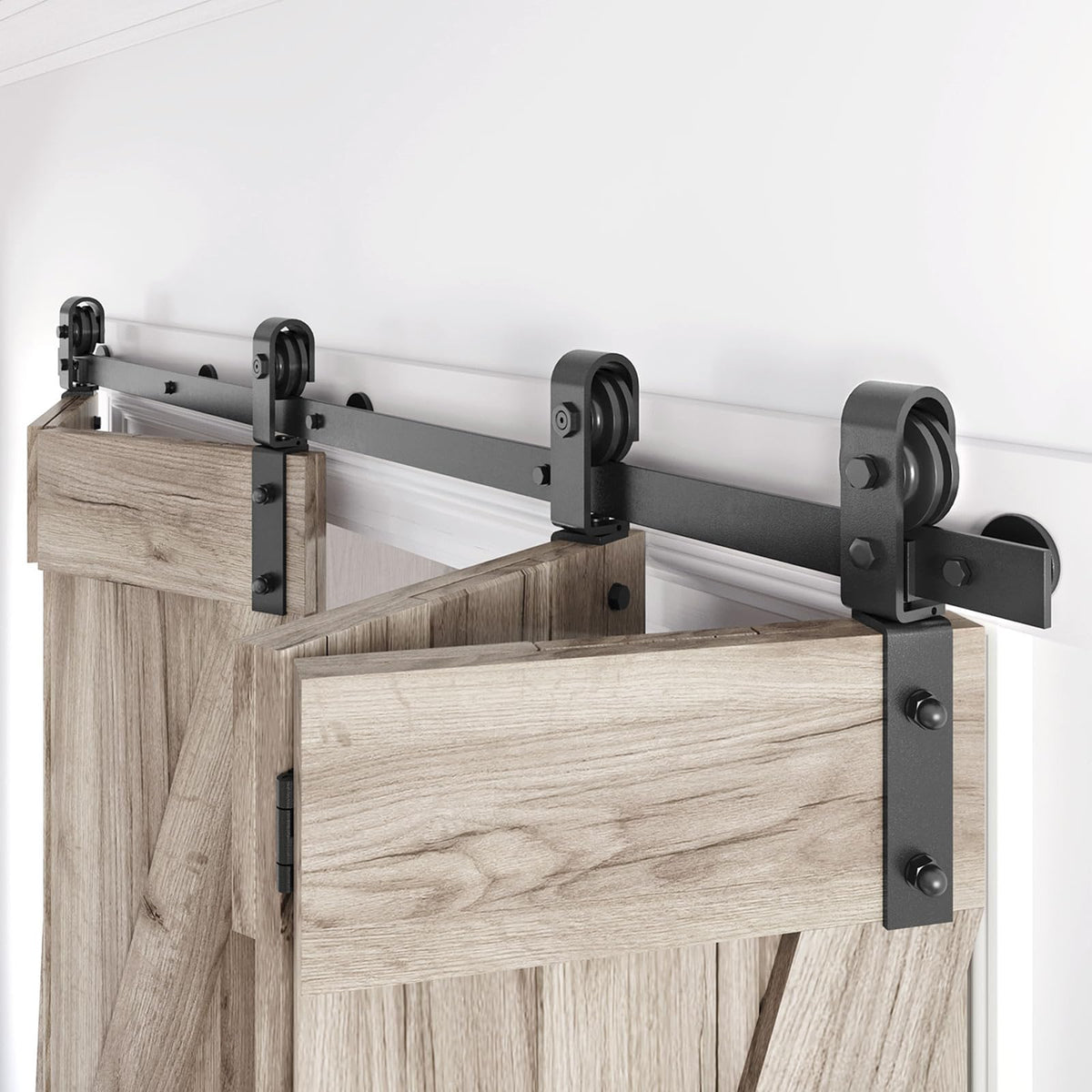 Roymelo 64inch bifold track for smooth door movement
