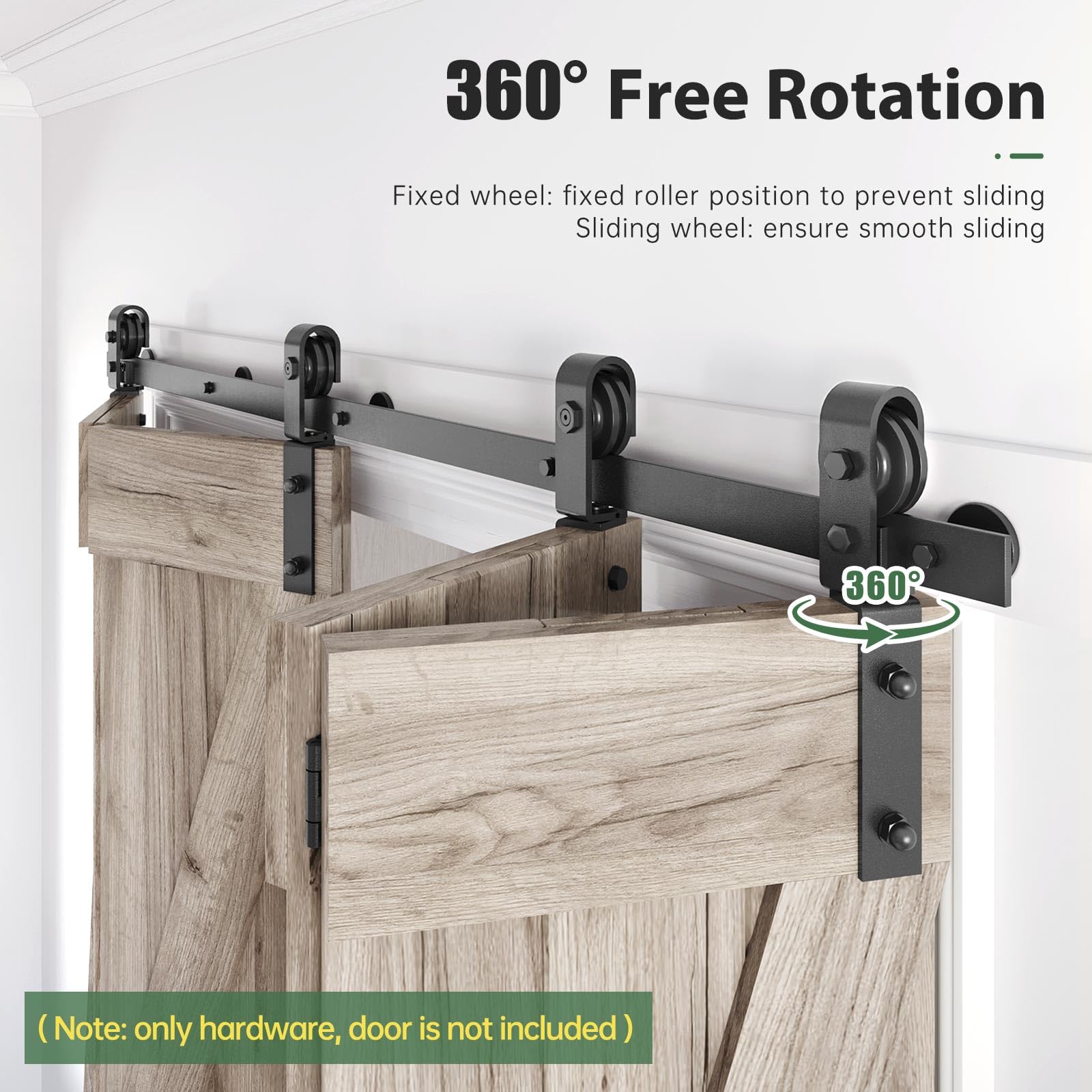 Roymelo floor guide stabilizing sliding doors