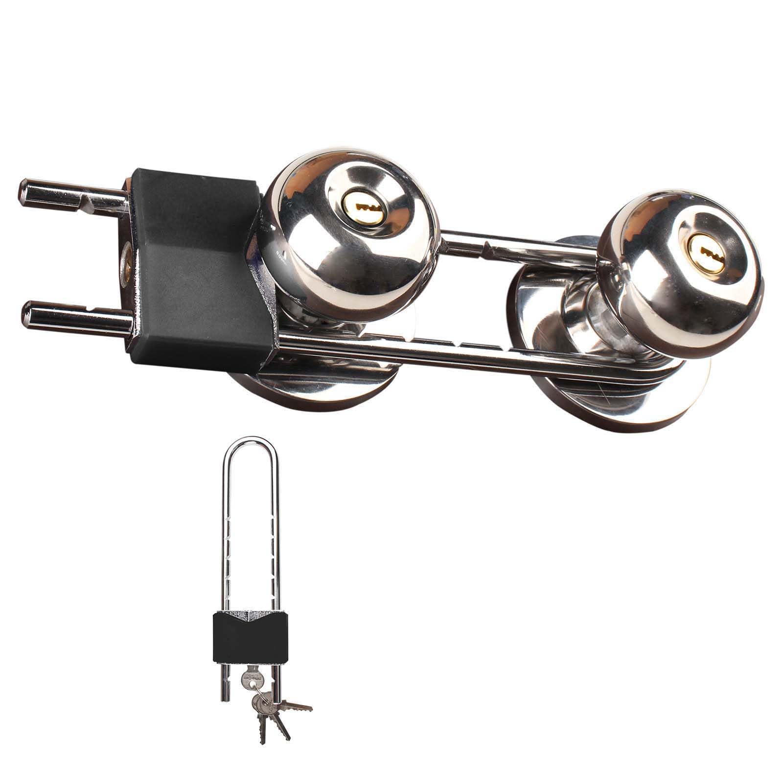 ROZEKEAN double-door knob lever compatibility supports various handles.