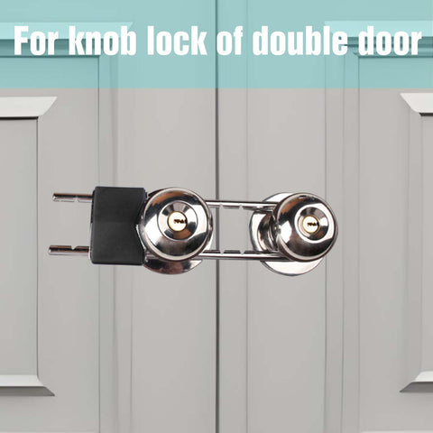 ROZEKEAN secured door bar installed reduces risk of forced entry.