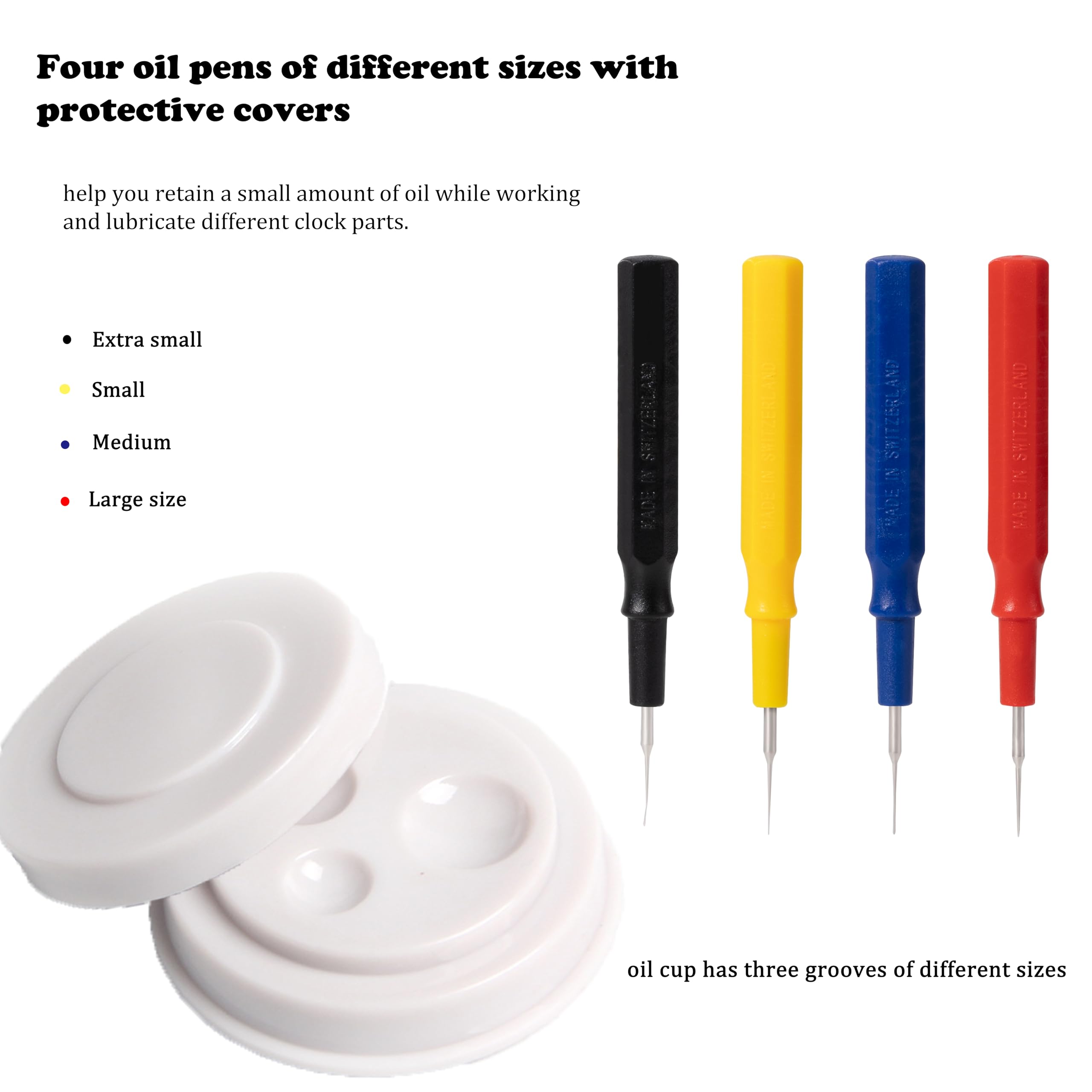 ROZJOVU 10x magnifier aids accurate inspection during clock maintenance