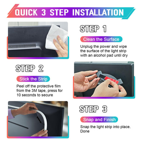 RPBKE tool-free install design lets you peel and stick quickly