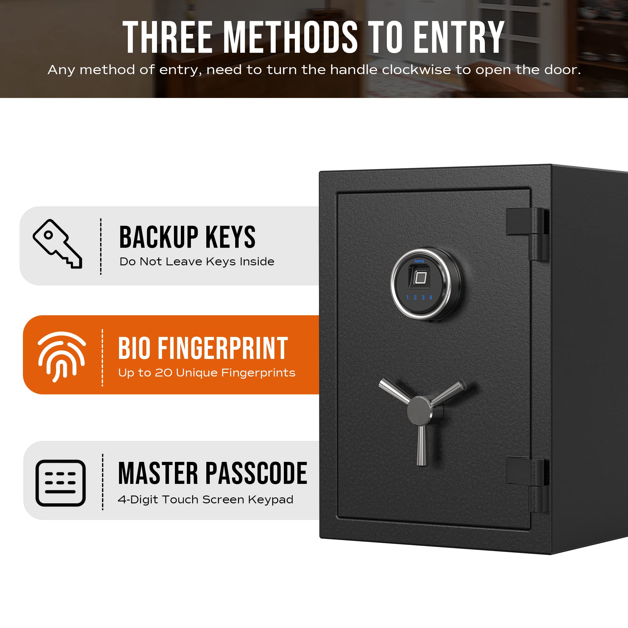 RPNB Deluxe safe silent-entry mode for discreet use during late hours