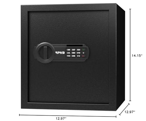 RPNB Deluxe Safe compact size ideal for jewelry and cash storage.