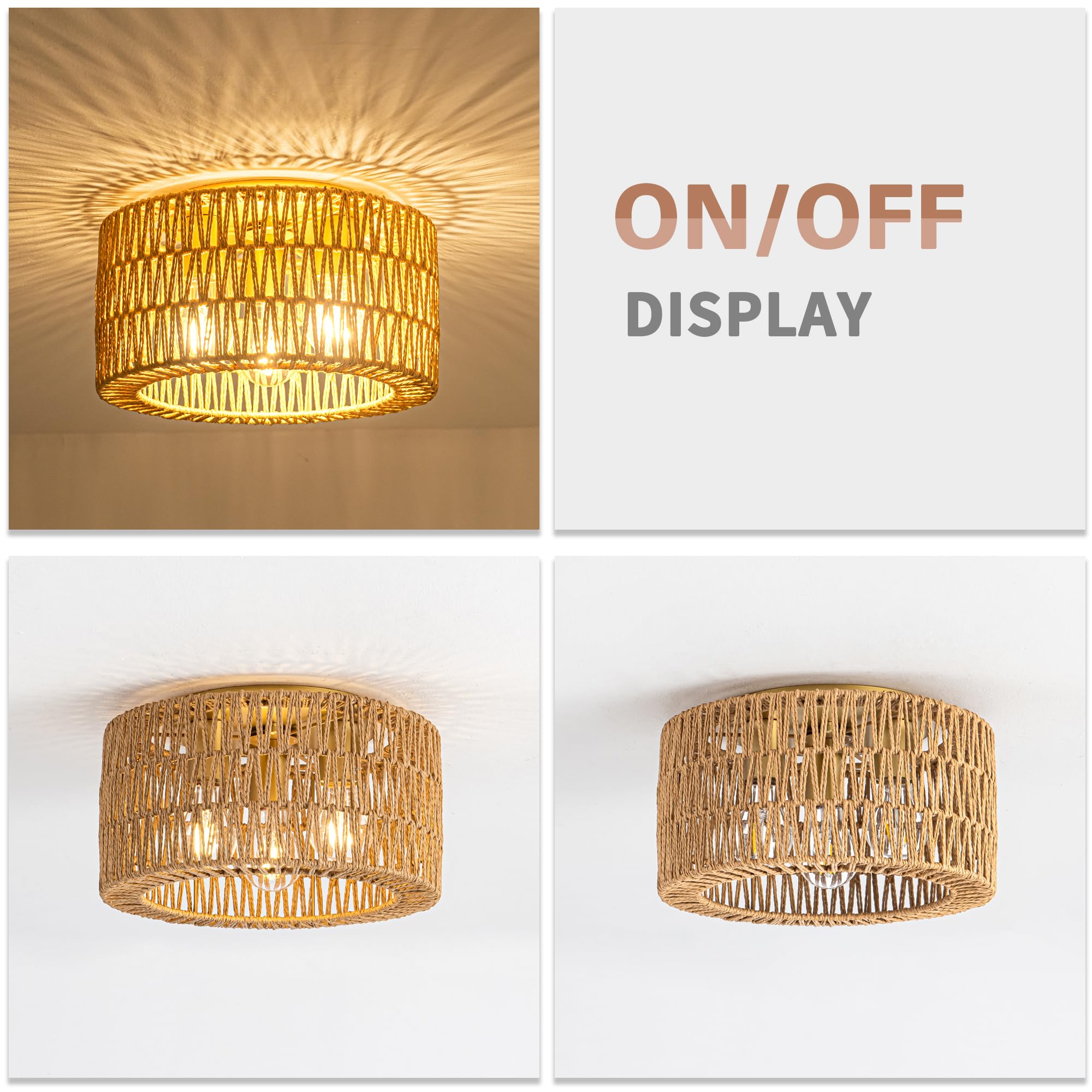 Rpzloila easy installation ceiling light simplifies ceiling mounting