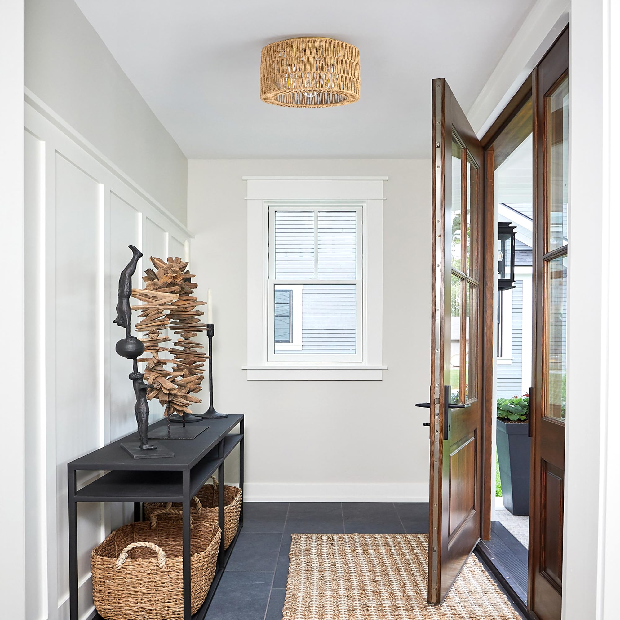 Rpzloila living room ambient light enhances evenings with boho flair