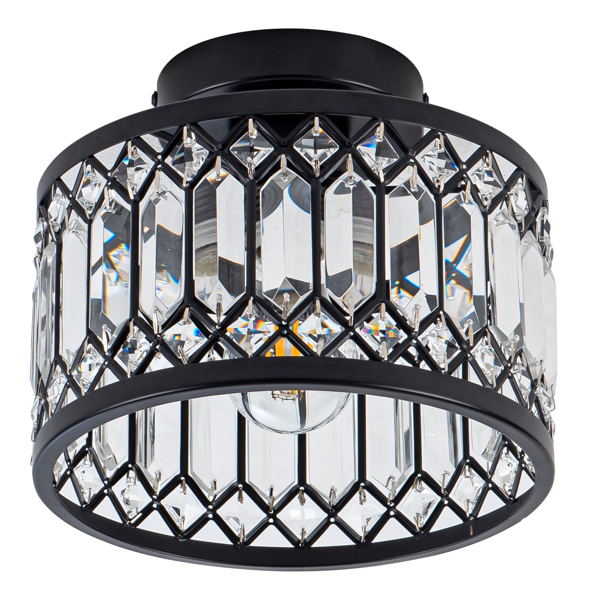 Rpzloila modern semi-flush mount brightens entryways with a sleek contemporary silhouette.